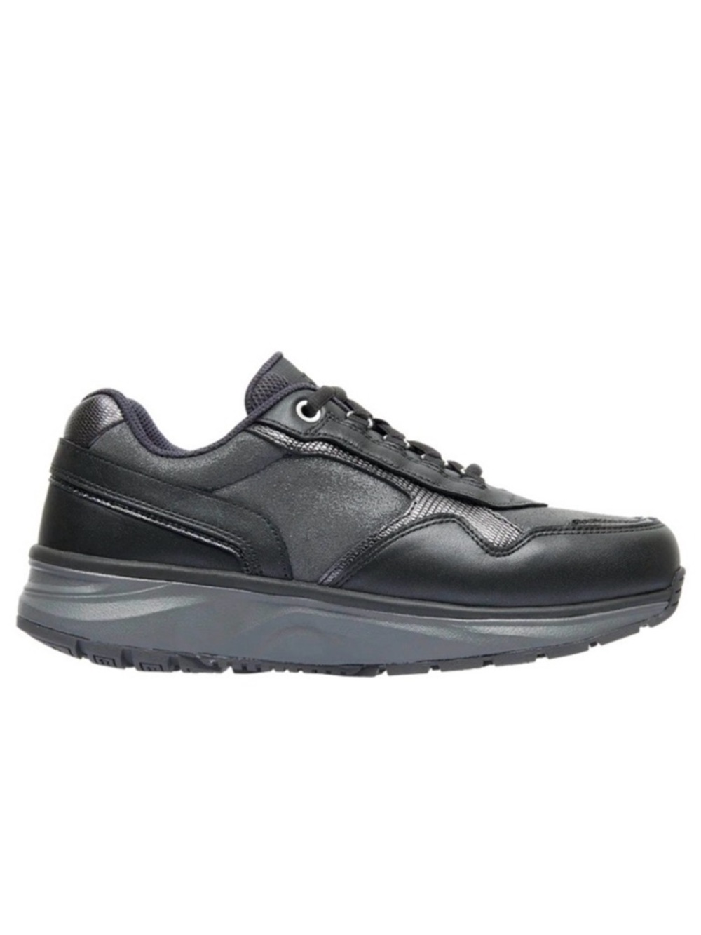 Joya Tina II Dark Grey Lace-Up Sneaker with Aetrex Comfort Insoles Women Sz 10